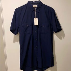 Civil society double Breast pocket button down